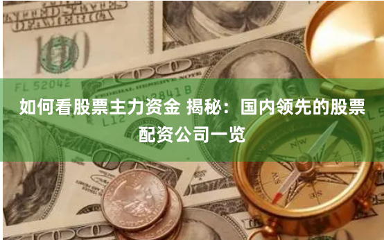 如何看股票主力资金 揭秘：国内领先的股票配资公司一览