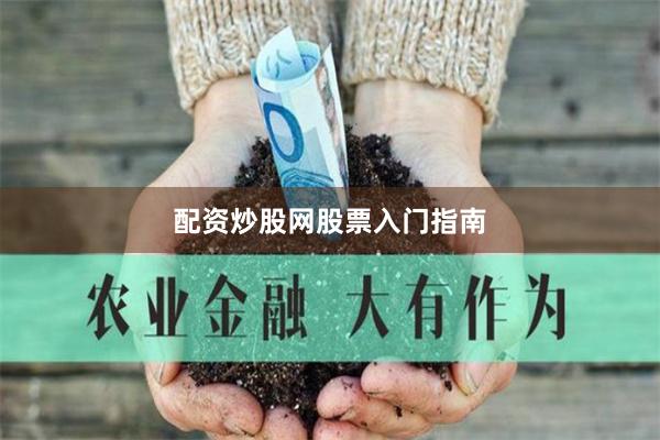 配资炒股网股票入门指南